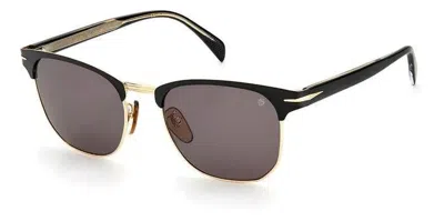 David Beckham Grey Square Men's Sunglasses Db 7057/f/s 0i46/ir 56 In Gray