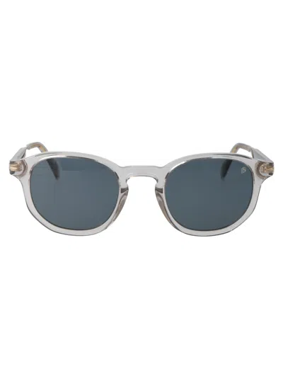 David Beckham Grigio Acetate Sunglasses In Blue