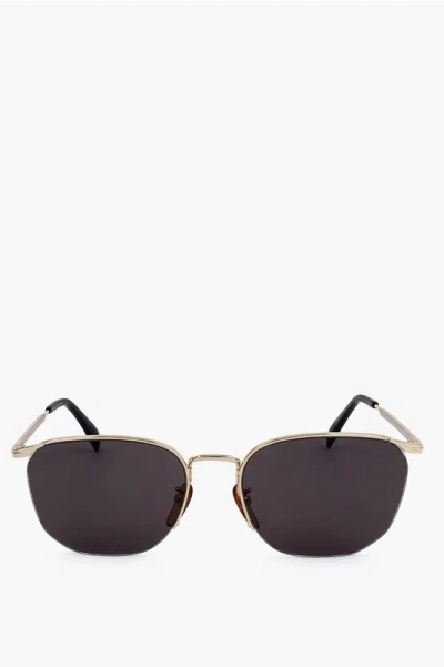David Beckham Half-frame Sunglasses With Dark Lenses