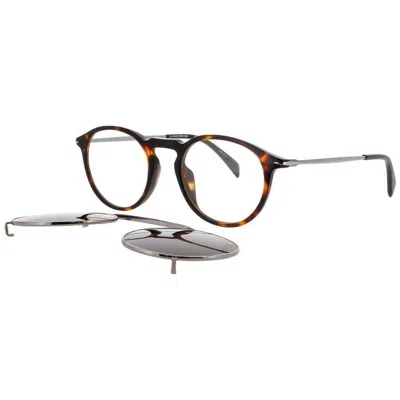 David Beckham Ladies Brown Rectangular Eyeglass Frames Db1003gcs08649