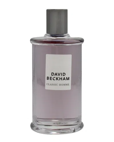 David Beckham Men's 3.3oz Classic Homme Edt In White