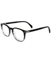 David Beckham Men's 50mm Optical Frames In Black