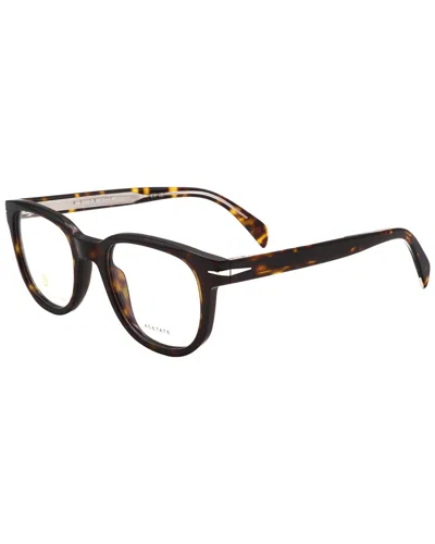 David Beckham Men's 50mm Optical Frames In Brown