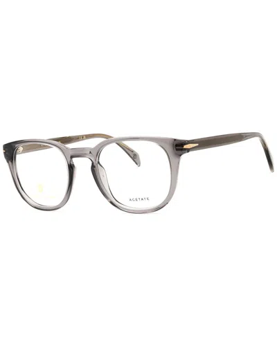 David Beckham Men's 50mm Optical Frames In Transparent