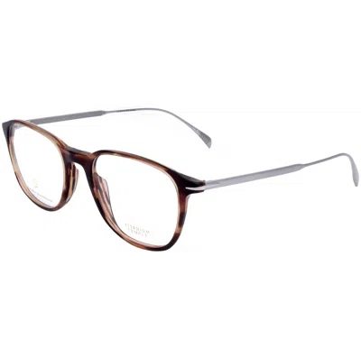 David Beckham Men's 51 Mm Brown Opticals In Multi