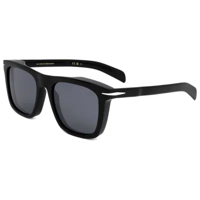 David Beckham Men's 51 Mm Silver Sunglasses In Black