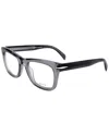David Beckham Men's 51mm Optical Frames In Gray