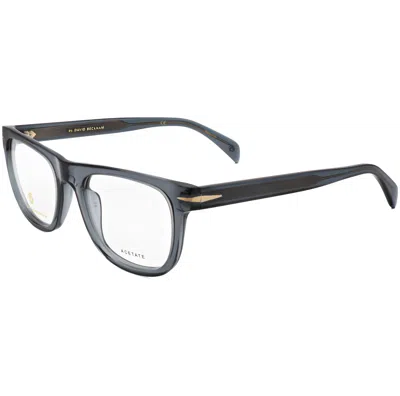 David Beckham Men's 52 Mm Grey Opticals In Green