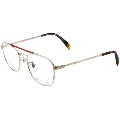 DAVID BECKHAM MEN'S 52 MM SILVER OPTICALS