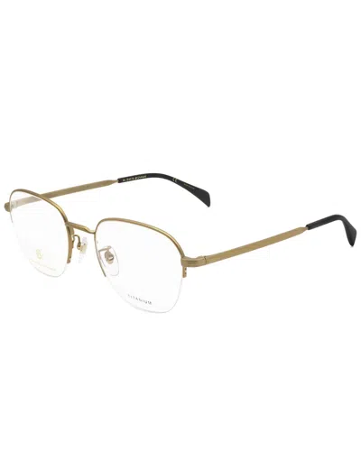 David Beckham Men's 52mm Optical Frames In Gold