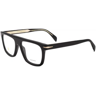 David Beckham Men's 53 Mm Black Opticals In White