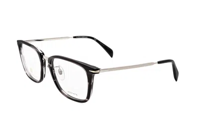 David Beckham Men's 53 Mm Grey Opticals In White