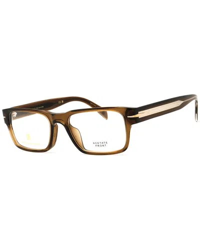 David Beckham Men's 53mm Optical Frames In Brown