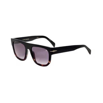 David Beckham Men's 54mm Black Horn Sunglasses Db7044s-037n-9o