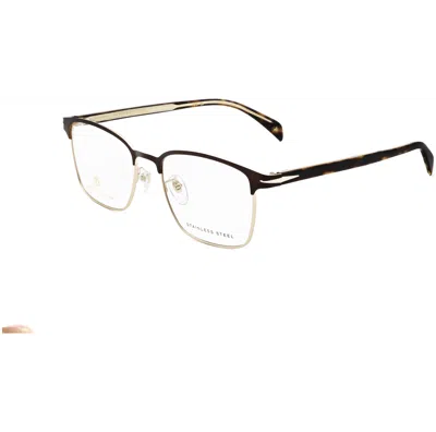 David Beckham Men's 55 Mm Brown Opticals In Red