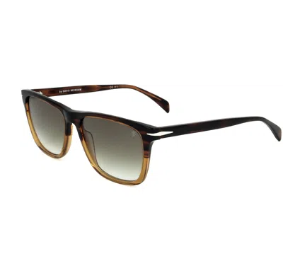 David Beckham Men's 55 Mm Brown Sunglasses In Green