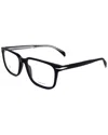 David Beckham Men's 56mm Optical Frames In Black