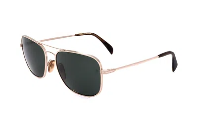David Beckham Men's 59mm Gold Sunglasses Db1093-s-j5g-59 In Green