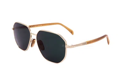 David Beckham Men's 60mm Gold Sunglasses Db1132-f-s-f6w-60 In Blue