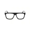 David Beckham Men's Black Rectangular Eyeglass Frames Db 7096 In ["white"]