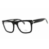 David Beckham Men's Black Rectangular Eyeglass Frames Db7020flat In Transparent