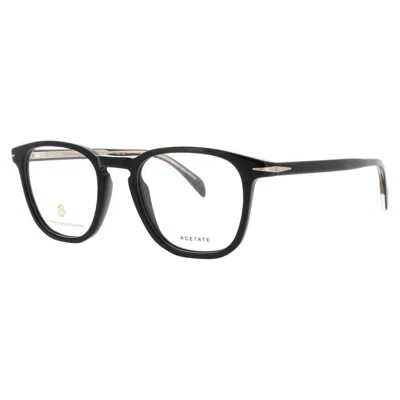 David Beckham Men's Black Square Eyeglass Frames 1050