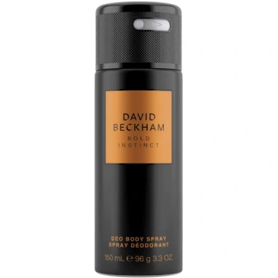David Beckham Men's Bold Instinct Deodorant Spray 3.3 oz Fragrances 3614228210713 In Transparent