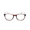 David Beckham Men's Brown Rectangular Eyeglass Frames Db 1148 In Multi