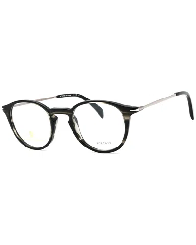 David Beckham Men's Db 1049 48mm Optical Frames In Black