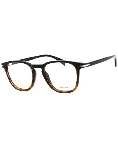 David Beckham Men's Db 1050 49mm Optical Frames In Brown