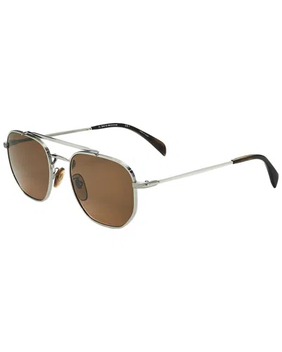 David Beckham Men's Db 1079/s 54mm Sunglasses In Silver