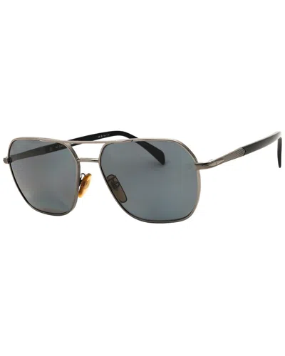 David Beckham Men's Db 1128/g/s 59mm Polarized In Gray