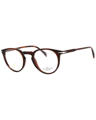David Beckham Men's Db 1139 47mm Optical Frames In Brown