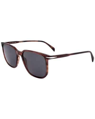 David Beckham Men's Db 1141/s 55mm Sunglasses In Brown