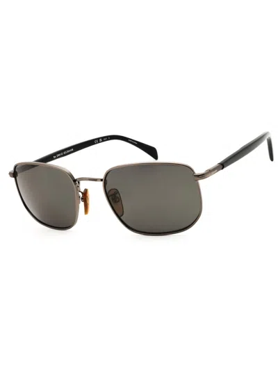 David Beckham Men's Db 1143/s Metal Oval Sunglasses In Neutral