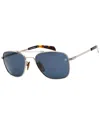 David Beckham Men's Db 7019/s 55mm Sunglasses In Metallic