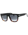 David Beckham Stylish Rectangular Sunglasses In Black