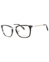 David Beckham Men's Db 7060/f 53mm Optical Frames In Black