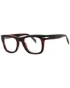 David Beckham Men's Db 7105  51mm Optical Frames In Brown