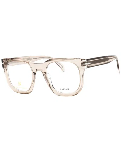 David Beckham Men's Db 7123 50mm Optical Frames In Neutral