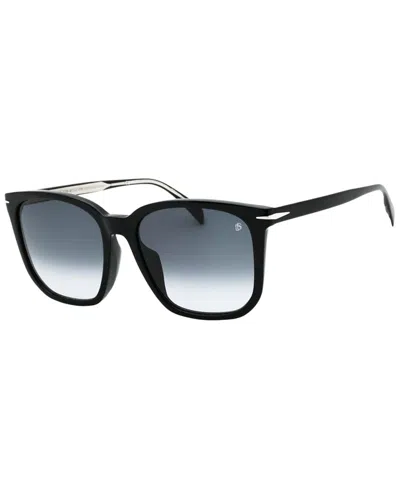 David Beckham Men's Db1071/s 56mm Sunglasses In Black
