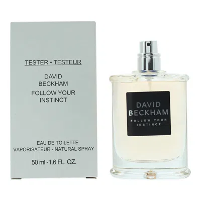 David Beckham Men's Follow Your Instinct Edt Spray 1.7 oz (tester) Fragrances 3616301784470
