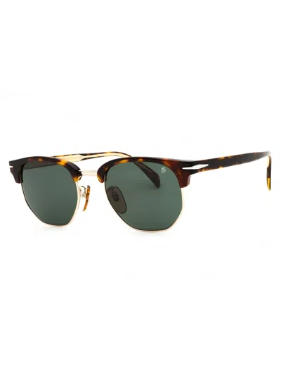 David Beckham Men's Metal Oval Sunglasses Db 1002/s In Green