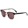 David Beckham Men's 56mm Matte Black Gold Sunglasses Db7057fs-0i46-ir
