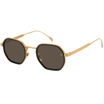 David Beckham Men's Sunglasses  Db 1097_s Gbby2 In Gold