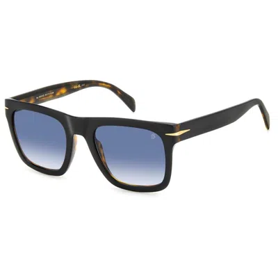 David Beckham Men's Sunglasses  Db 7000_s Flat Gbby2 In Black