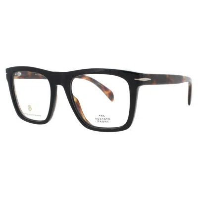 David Beckham Men's Tortoise Aviator Eyeglass Frames 7020