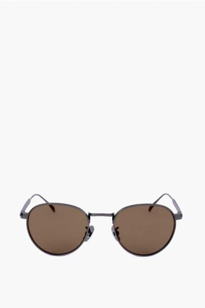 David Beckham Metal-framed Sunglasses With Orange Lenses