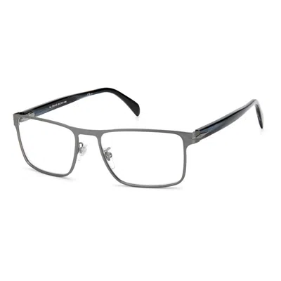 David Beckham Metal Glasses Men's (frames) In Burgundy