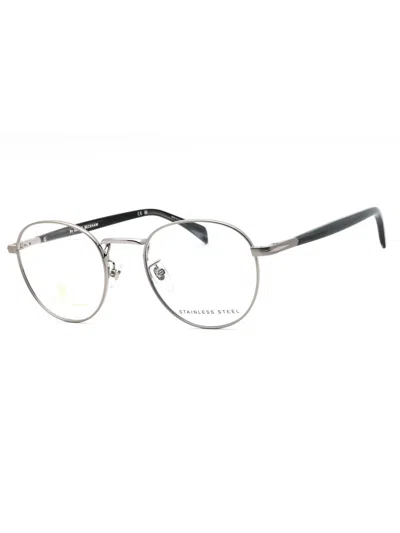 David Beckham Metal Round Eyeglasses For Men - Db 1127 In Pink